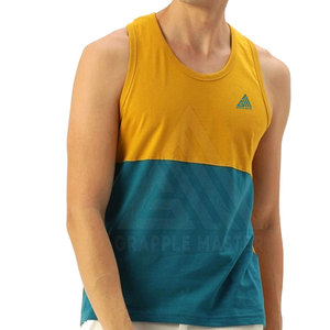 Débardeur de sport décontracté sans manches pour homme en coton/fibre de bambou, logo personnalisé, séchage rapide, respirant, tricoté, vente en gros à bas prix - Product Image 1