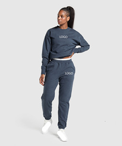 <b>Women's</b> Oversized Crewneck <b>Sweatshirt</b> 100% Cotton 350GSM Heavyweight Pullover <b>Long</b> Sleeve Solid Casual Streetwear Fashion Top - Product Image 4