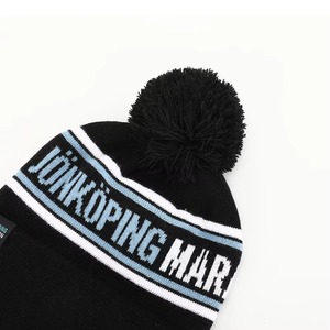 Bonnet en acrylique personnalisé avec logo en relief, fabrication OEM, bonnets tricotés chauds d'hiver, unisexe, décontracté, couvre-chef de ski courant, fournisseur - Product Image 1