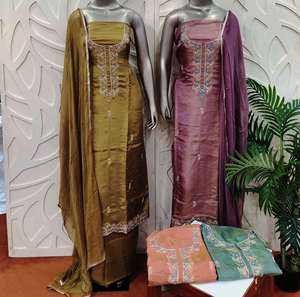 Meilleure qualité Designer non cousu brodé à la main Beaux costumes Premium Indian Fashion-Forward Style traditionnel Salwar Kameez - Product Image 1