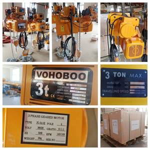 รอกโซ่ไฟฟ้า ER ใหม่ ขนาด 1 ตัน 2 ตัน แรงดันไฟฟ้า 380 โวลต์ ราคาถูก โซ่แบบไม่มีรอยต่อ รอกไฮดรอลิก - Product Image 5