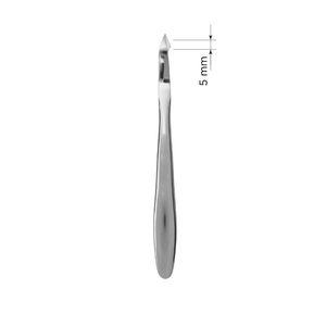 Plain Handle Nail Cuticle Nipper Dull Finish 5 mm Tip With Double Spring Long Handle Beauty Care Nail Cuticle Nippers - Product Image 4