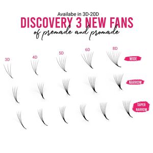 CharmLash Hot Selling Premade <b>Lash</b> Fans Natural Long Synthetic Hair Pointy Base Loose Eyelash Extension Wholesale - Product Image 6