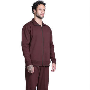 Survêtement de jogging personnalisé à fermeture éclair intégrale, qualité supérieure, deux pièces, vêtements de sport pour hommes, survêtement d'hiver long et durable - Product Image 5