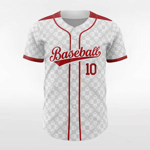 Maillot de baseball personnalisé de haute qualité avec logo brodé, nom, vente en gros, uniforme de baseball sportif, service OEM - Product Image 1