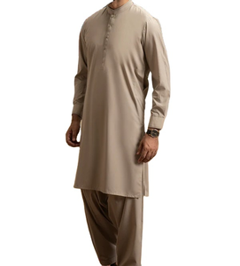 Offre Spéciale : Shalwar Kameez Homme en Coton Pakistanais de Haute Qualité, Décontracté, Séchage Rapide et Infroissable, Toutes Saisons, Options Personnalisables - Product Image 6