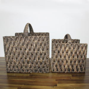 Artex Dong Thap Eco-Friendly Modern <b>Seagrass</b> <b>Storage</b> <b>Basket</b> for Kitchen & Bathroom Decorative Organizer - Product Image 3