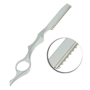 Professional Barber Stainless Steel <b>Single</b> <b>Blade</b> Shaving <b>Razor</b> - Product Image 2