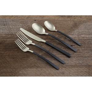 Ensemble de couverts de cuisine en acier inoxydable miroir noir et or de haute qualité pour les ustensiles de cuisine de fête Resort & Hotel Tarifs de gros - Product Image 4