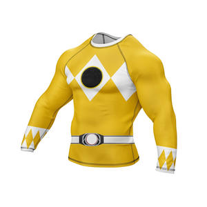 Rashguard à manches longues uni de qualité supérieure POUR hommes Respirant Spandex Polyester Couleurs et logo personnalisés Vente en gros - Product Image 3