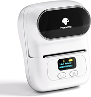 Imprimante d'étiquettes thermique portable mini Phomemo M110, fabricant d'étiquettes de codes-barres pour téléphone/tablette/PC/Mac en stock
