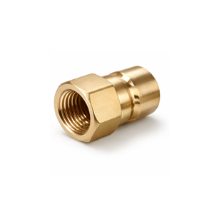 1-1/4" Brass <b>Quick</b> Connect Plug, Female Thread Rc1-1/4"-11 (BSPT), High Pressure Fluid <b>Connector</b> Plug.JTSP-114PF - Product Image 1