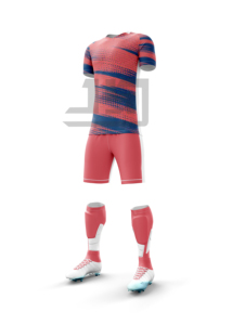 Conjunto de Camiseta y Pantalones Cortos de Fútbol Unisex para Adultos, 100% Poliéster, Tejido Transpirable, Impresión por Transferencia de Calor, Nombre del Equipo Personalizado, Todas las Temporadas - Product Image 3
