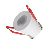 Lot de 6 mini-spots LED encastrables DC12V avec transformateur pour chambre, cuisine, escalier, armoire