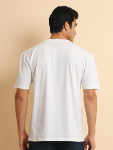 Qualité supérieure 100% coton T-shirt basique surdimensionné à manches mi-longues pour hommes confortable à porter au quotidien motif imprimé élégant pour décontracté - Product Image 6