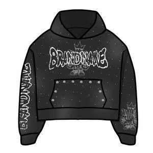 Sudadera con Capucha Casual Holgada con Estampado de Araña para Hombre y Mujer, 100% Algodón de Alto Gramaje, Impresión Digital, Ropa Urbana para Invierno, Talla XL - Product Image 4