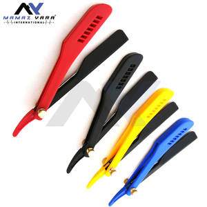 Rasoir de rasage droit professionnel pour coiffeur, logo personnalisé, couteau pliant, style coulissant, haute visibilité dans les moteurs de recherche - Product Image 4