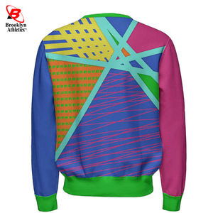 Full Digital Print Sublimated Unisex Sweatshirts <b>Hoodies</b> Custom Sublimation Solid Winter 100% Polyester - Product Image 2