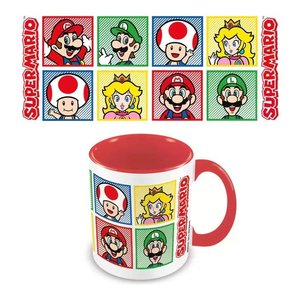 Taza de Cerámica Super Mario MGC26884 (315ml) con Interior Rojo de Pyramid International - Product Image 1