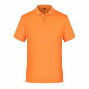 Camisetas lisas de manga corta con estampado de logotipo personalizado para hombre, camisetas de polo 100% de algodón y poliéster de talla grande - Product Image 2