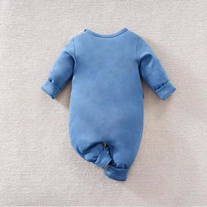 Conjunto de Ropa para Bebé con Diseño de Elefante de Dibujos Animados, Mono Adorable con Ilustración Elegante - Product Image 4