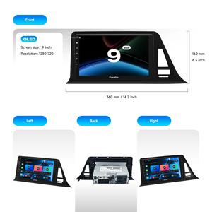 Dasaita 9 pulgadas REPRODUCTOR DE DVD para coche Radio de coche estéreo Multimedia Android pantalla Unidad Principal para <span class=keywords><strong>Toyota</strong></span> <span class=keywords><strong>CHR</strong></span> 2016-2020 GPS Nav <span class=keywords><strong>Carplay</strong></span> - Product Image 5
