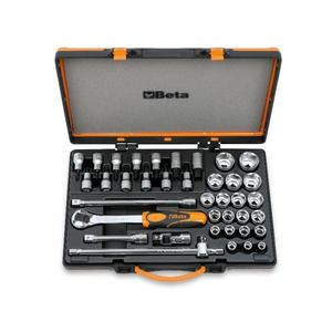 BETA 20-Socket <b>Set</b> with 13 Socket <b>Drivers</b> and 5 Accessories - Product Image 1