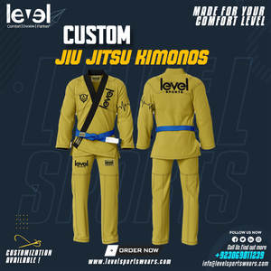 Gi Jiu Jitsu Gi 2025 Vente en gros Arts Uniforme Hommes Costume Jiu Jitsu Karaté 2025 Bjj Kimono Uniforme Kimono Jiu Jitsu Uniformes - Product Image 3