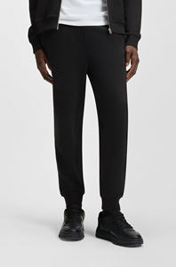 mens <b>black</b> tracksuit full zip <b>hoodie</b> and jogger pants set casual fleece activewear winter two piece gym sports outfit - Product Image 6