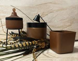 Extintor de velas pulido de acero inoxidable con mango largo, accesorio para apagar velas con tema personalizado - Product Image 3