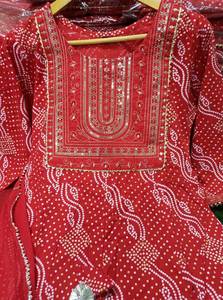 Tenue de fête de mariage à la mode toute la saison 3 pièces cousues costume en mousseline de soie brodée de qualité supérieure travail et tissu de haute qualité - Product Image 6