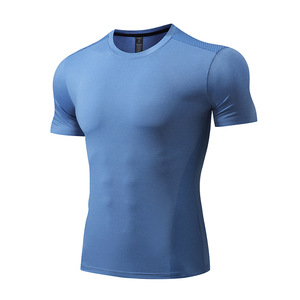 Camiseta Deportiva de Verano para Hombre, Secado Rápido, Compresión, para Entrenamiento al Aire Libre y Running, Diseño Transpirable, Opción de Talla Grande - Product Image 4