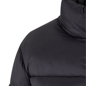 <b>Women's</b> Cropped <b>Puffer</b> Jacket Long Sleeve Puffy <b>Coat</b> Stand Collar Zip UP Quilted Padded Drawstring Outwear <b>Coat</b> with Pockets - Product Image 3