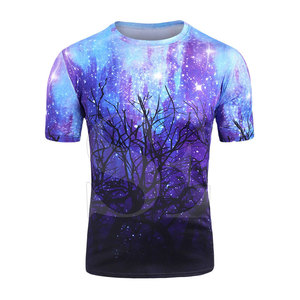 Meilleure vente T-shirt léger à sublimation en polyester/coton de haute qualité pour hommes, motif d'impression personnalisé - Product Image 2