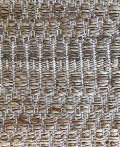 Alfombra de puerta antideslizante de algodón de yute Reversible de fabricante indio, Alfombra tejida plana a rayas moderna, lavable hecha a mano para uso en el hogar y el Hotel - Product Image 1