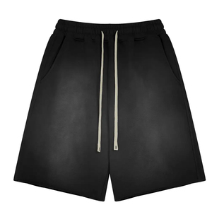 Designer Heavyweight 360GSM Cotton Fleece Summer Casual <b>Shorts</b> Unisex Oversized Elastic Waist Breathable Pockets High Street - Product Image 5