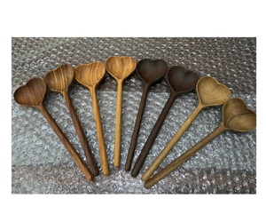 High Quality Eco-Friendly Acacia <b>Wooden</b> <b>Utensil</b> Set Kitchen Accessories Including Fork and Spoon Safe for Food Serving Home - Product Image 1