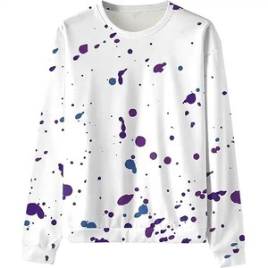 Venta al por mayor sudadera de algodón unisex Jersey estampado de soplo de gran tamaño personalizado diseño 3D peso pesado para el invierno - Product Image 4