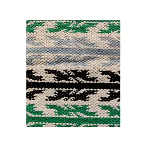 Jacquard tissé à la main style moderne 100% coton tapis-réversible résistant aux taches antidérapant pour la maison chambre bureau prière - Product Image 1