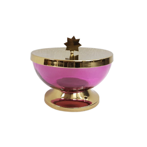 Bol de service en bois de vente chaude bol rond en bois décoratif de couleur naturelle et naturelle avec bols de vaisselle - Product Image 6