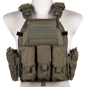 Gilet de protection tactique à double sécurité résistant aux coups de couteau respirant et à dégagement rapide - Product Image 2