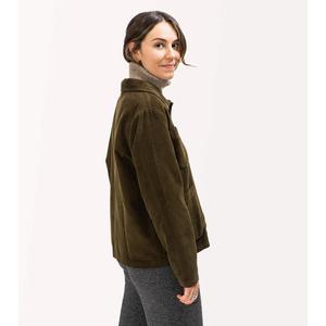2025 rue mode velours côtelé manteaux pour dames filles sur mesure vente chaude à la mode vestes fourrure doublure tourner coton imprimé - Product Image 4