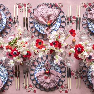 Flower Natural Blue <b>Placemat</b> Wicker Woven Table Mats New Design <b>Rattan</b> Dining <b>Placemat</b> Wicker <b>Placemats</b> - Product Image 5