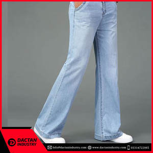 Pakistan Manufacturer <b>Men</b> <b>Flared</b> <b>Jeans</b> Pant High Quality Made <b>Men</b> <b>Flared</b> Pant Low Moq <b>Men</b> <b>Flared</b> <b>Jeans</b> - Product Image 3