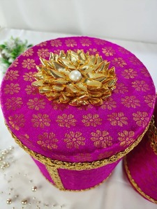 Indian Masala Daal Dibba Floral Decorative Steel Container <b>Box</b> Bulk Gifting Wedding Favor Eid Gift <b>Box</b> Sweet Laddoo <b>Storage</b> <b>Box</b> - Product Image 6