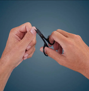 Tijeras de ventilador de uñas personalizadas de alta calidad, removedor de celulosa de cutículas de acero inoxidable, Mini tijera de ventilador de uñas de belleza con logotipo - Product Image 6