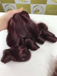 วิกผมแท้เรมี่มีผมตรงสีเบอร์กันดี - Product Image 2