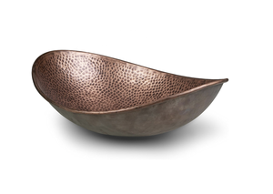 DIVRIS DRC-2012 Lavabo vasque moderne en cuivre martelé fait main, couleur personnalisée, surface polie, facile à nettoyer - Product Image 5