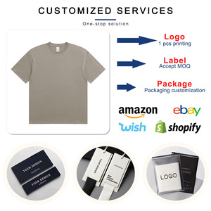 T-shirt imprimé personnalisé pour hommes T-shirt à manches courtes surdimensionné du fabricant T-shirt vierge pour hommes - Product Image 4