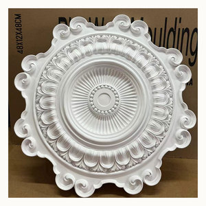 Medallón de Techo de Poliuretano Ecológico Europeo para Villas y Hoteles, Precio de Fábrica, para Redecoración del Hogar - Product Image 1